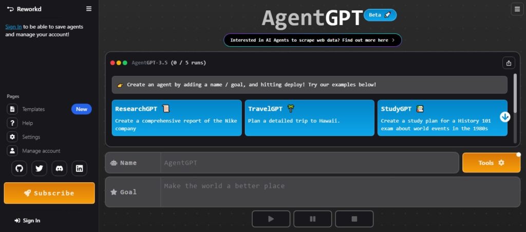 AgentGPT