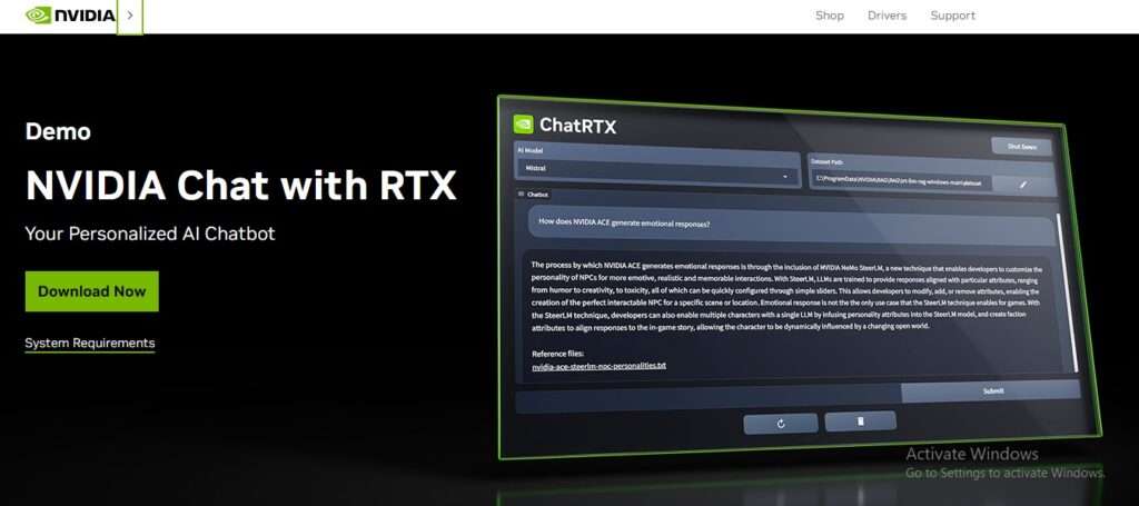 Chat with RTX