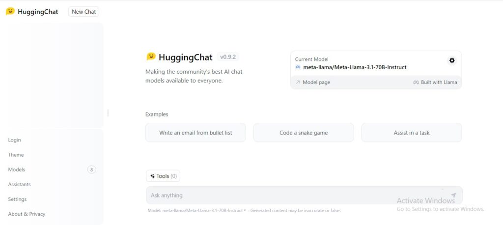 HuggingChat