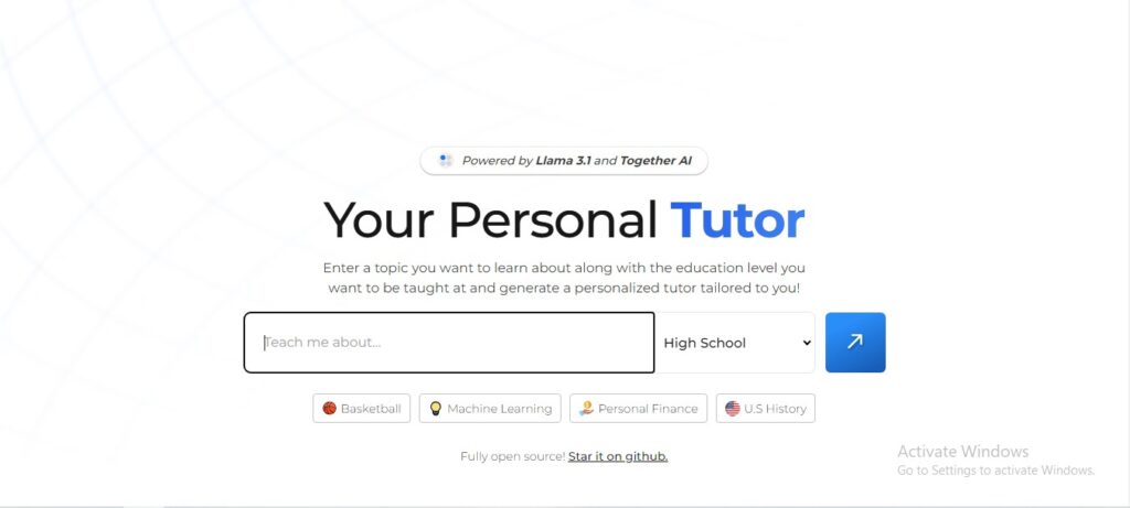 Llama Tutor