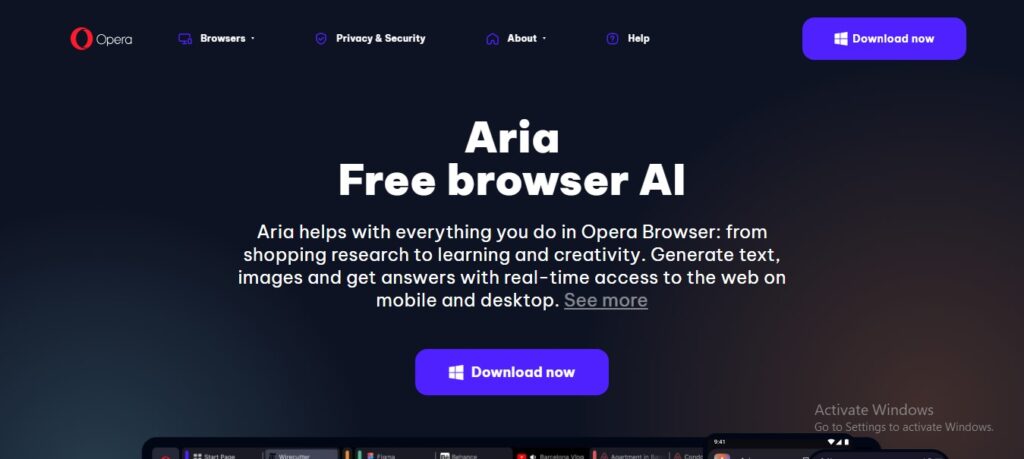 Aria by Opera