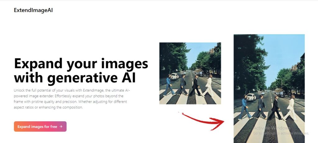 Extend Image AI