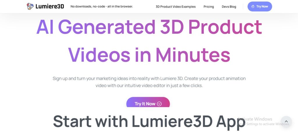 Lumiere3D