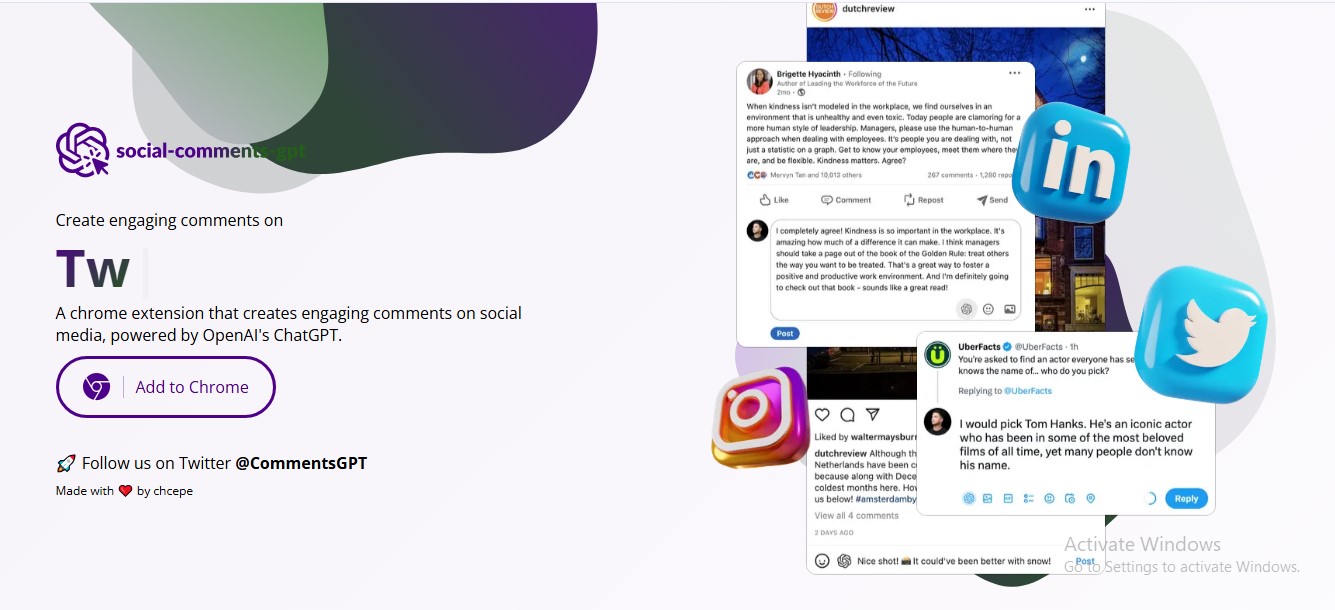 Social Comment GPT