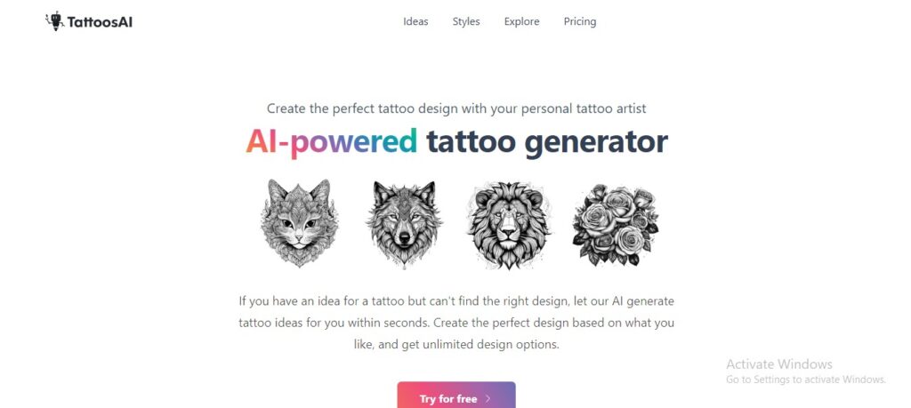 Tattoos AI