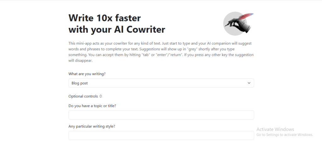 Ai Cowriter