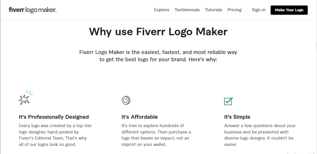 Fiverr logo maker